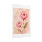 Pink Ranunculus Watercolor Print