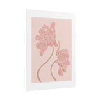 Blush Peony Line Print
