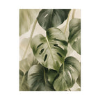 Neutral Monstera Print