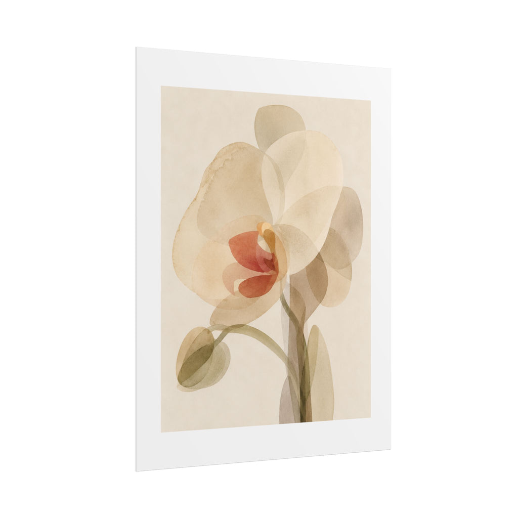 Soft Abstract Flower Print