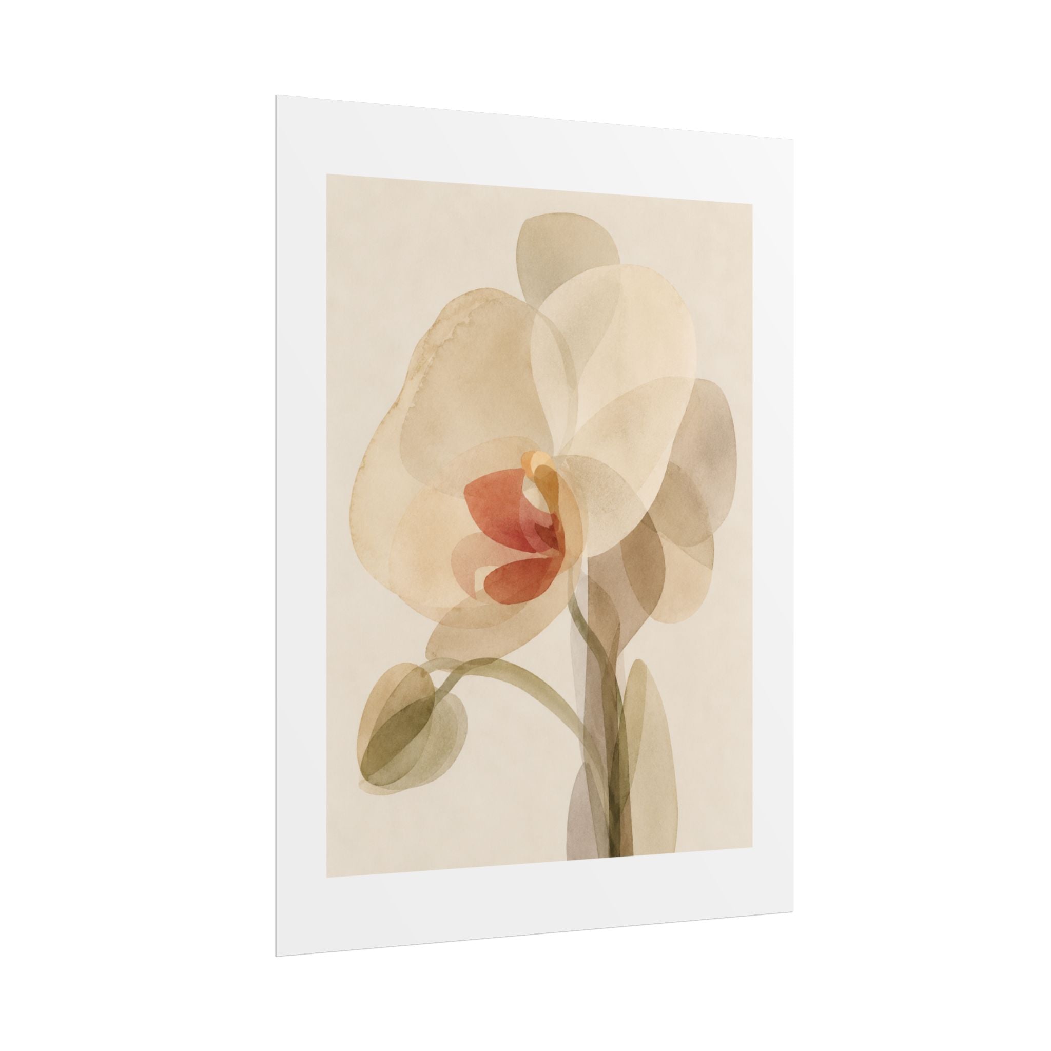 Soft Abstract Flower Print