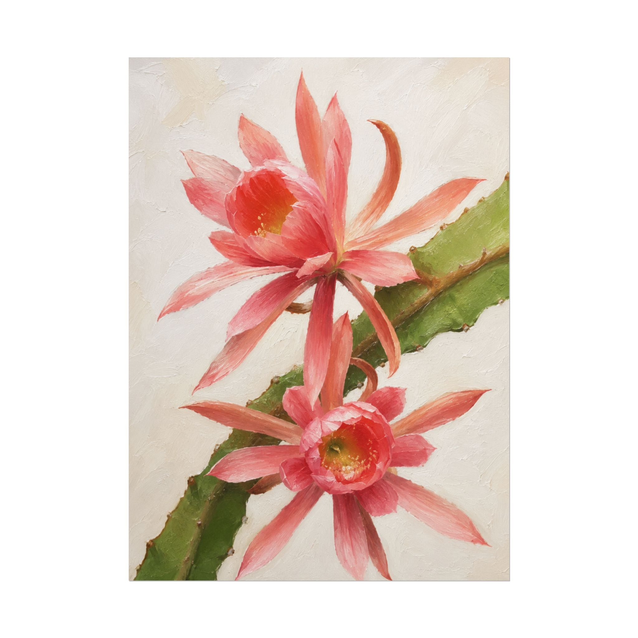 Pink Cactus Flower Print