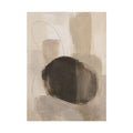 Charcoal Neutral Abstract Print