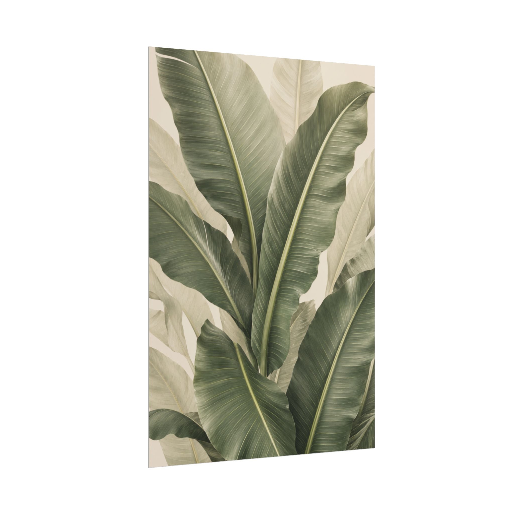 Banana Leaves Print