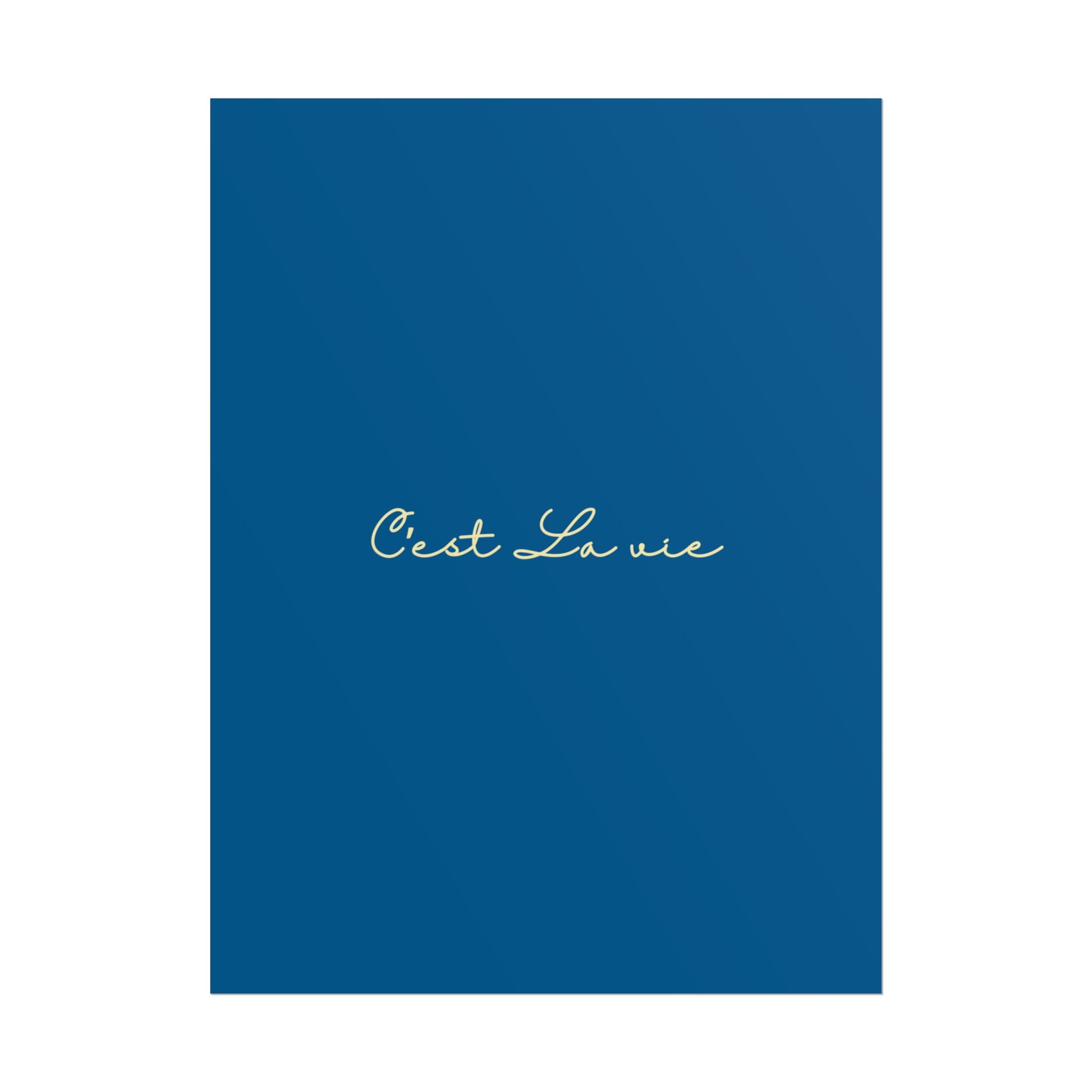 C’est La Vie Print