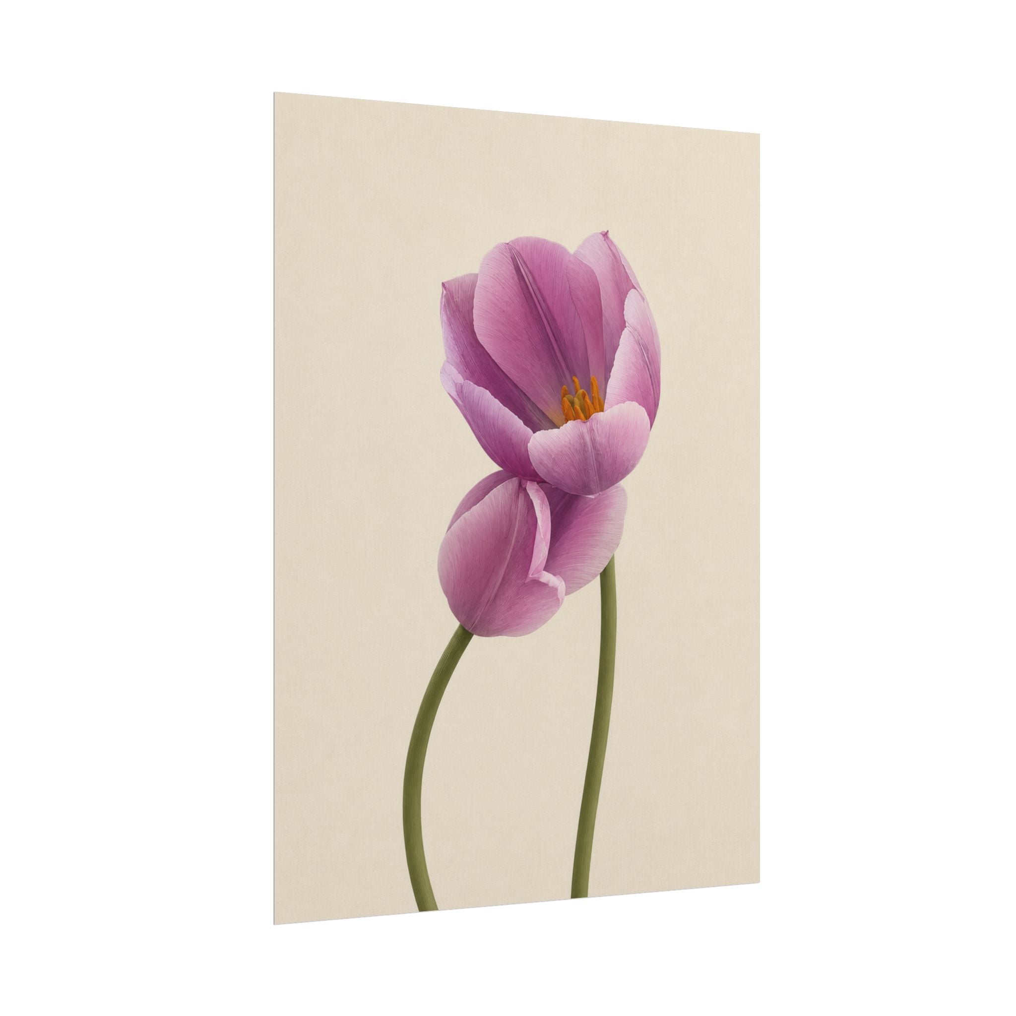 Purple Tulip Print