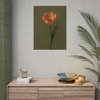 Peach Tulip Print