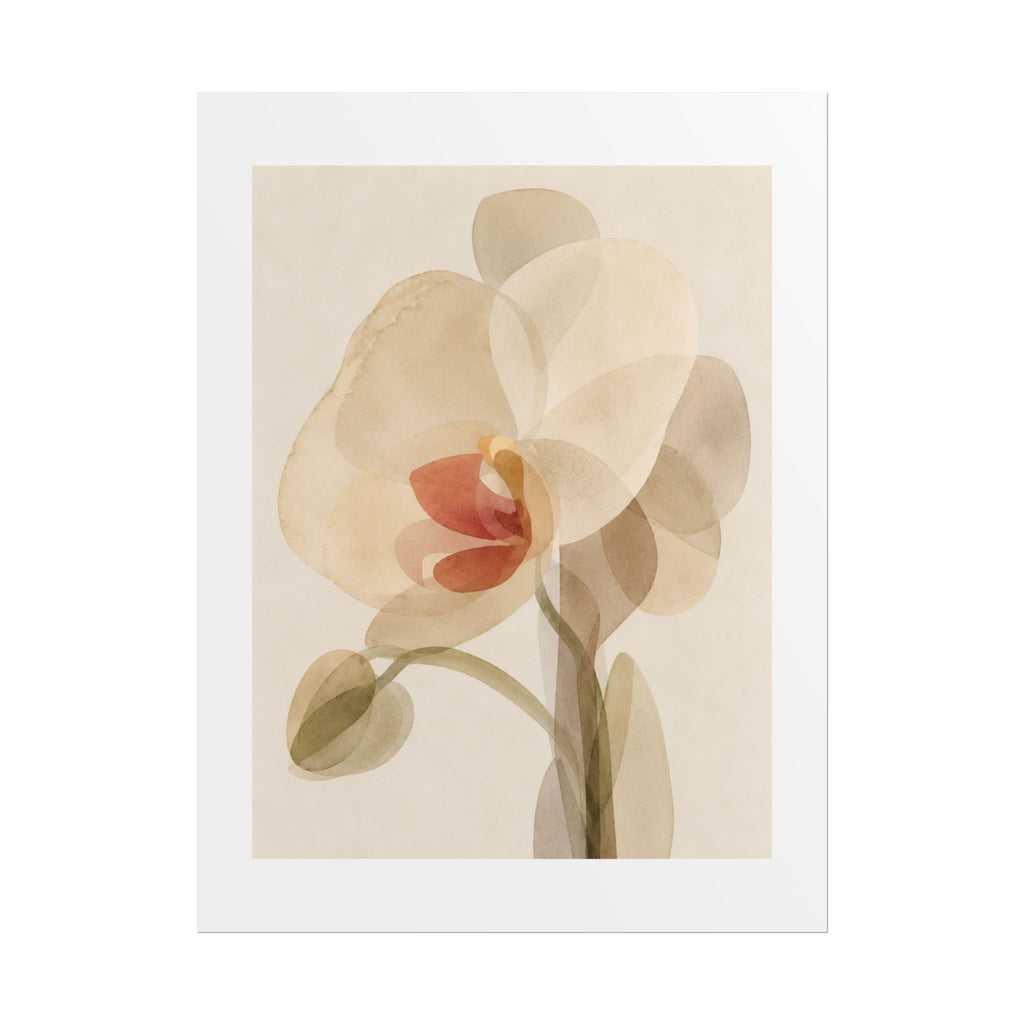Soft Abstract Flower Print