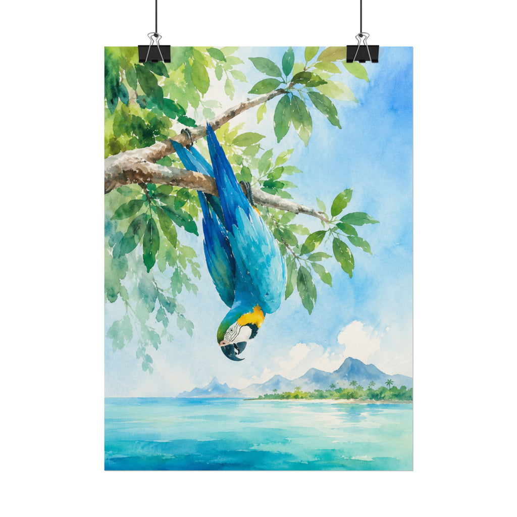 Tropical Parrot Print