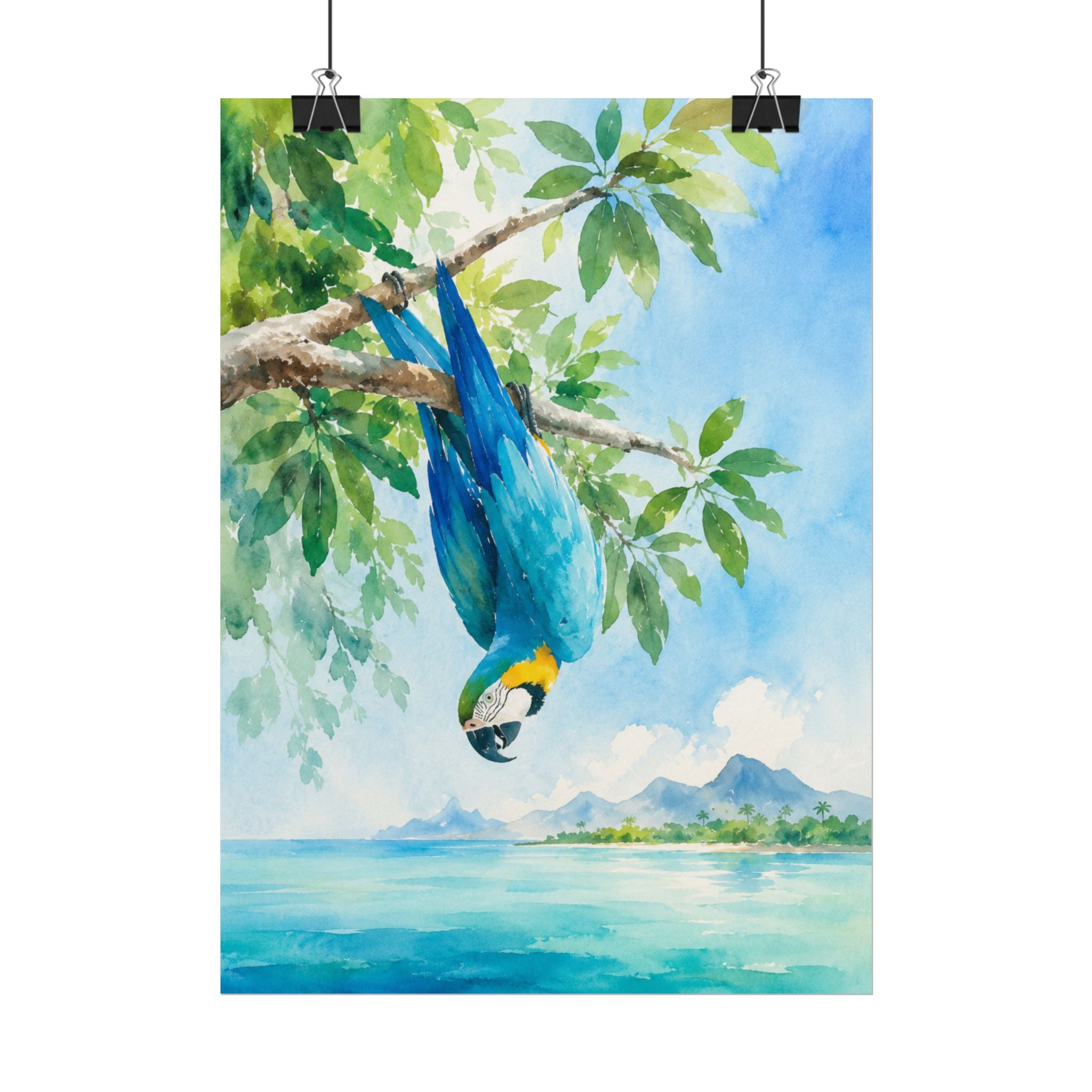 Tropical Parrot Print