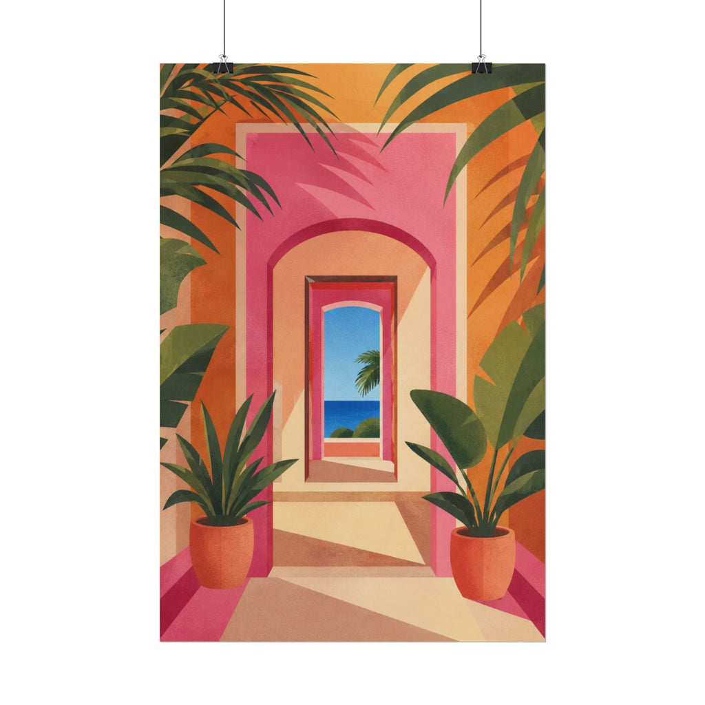 Tropical Archway Print
