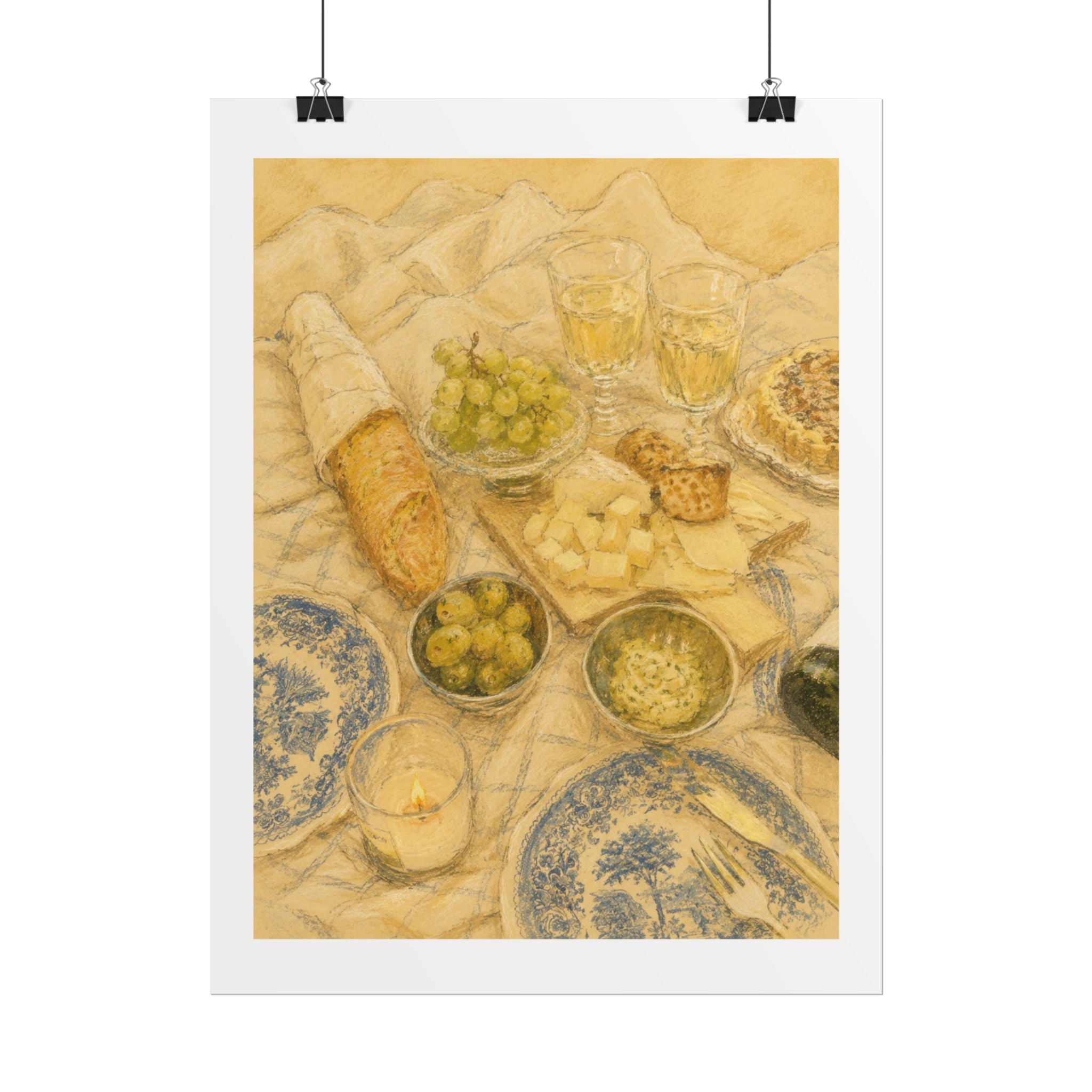 Picnic Table Print