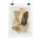 Neutral Abstract Botanical Print