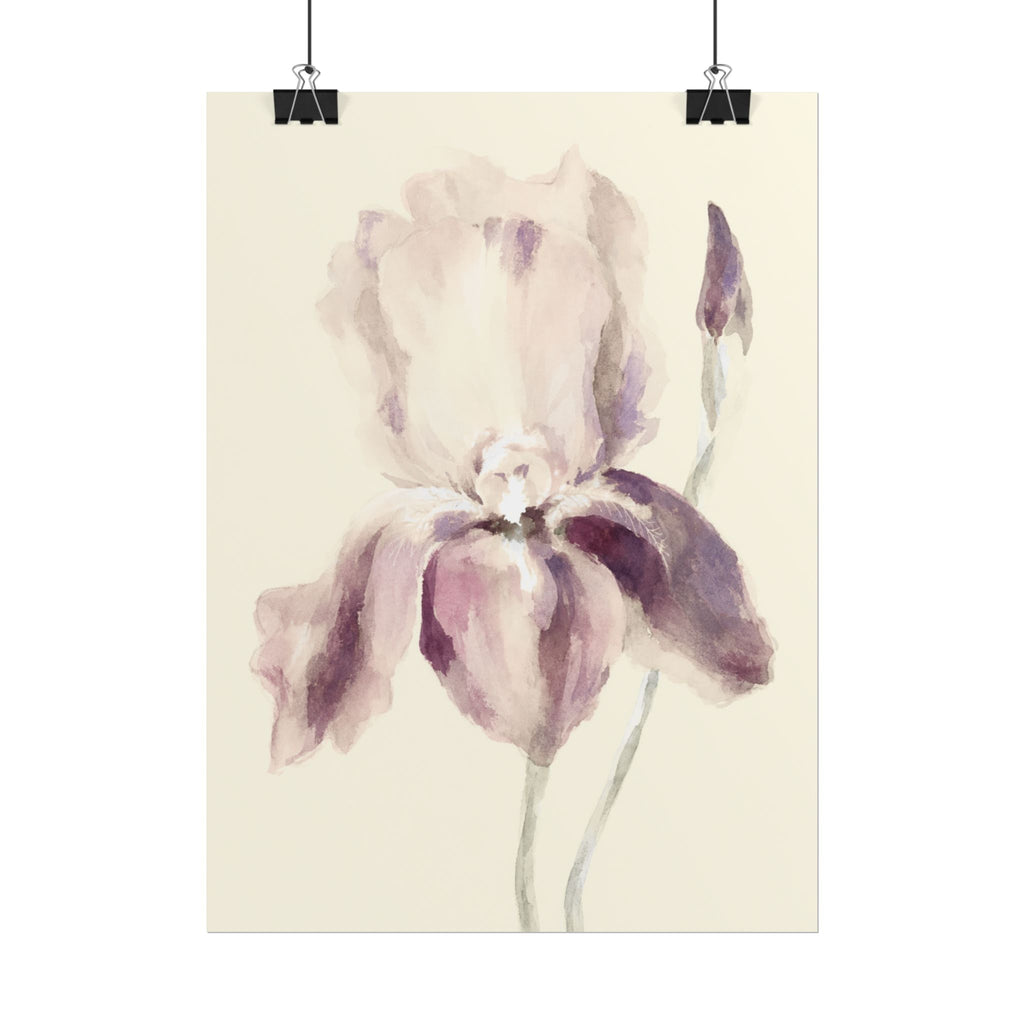 Purple Iris Print