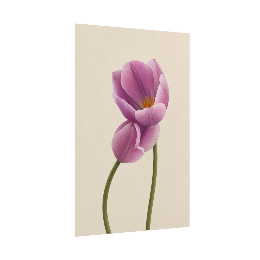 Purple Tulip Print