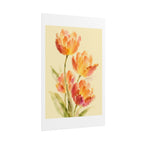 Orange Tulip Watercolor Print