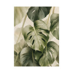 Neutral Monstera Print
