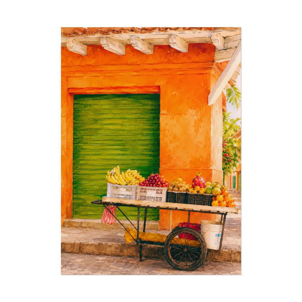 Island Fruit Market Print
