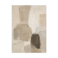 Layered Neutral Abstract Print