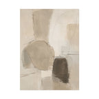 Layered Neutral Abstract Print