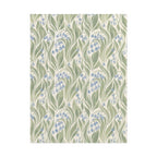 Green Floral Pattern Print