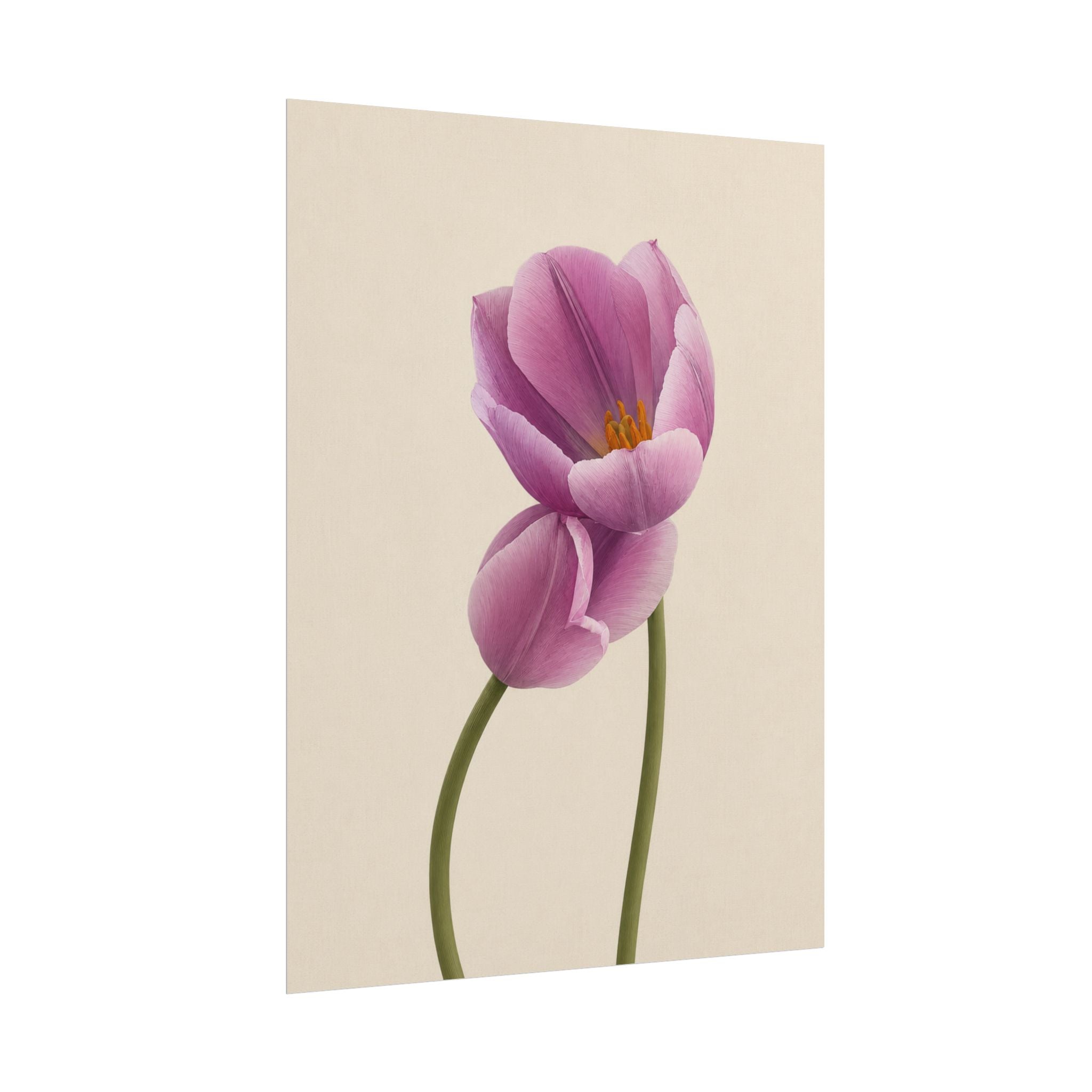 Purple Tulip Print
