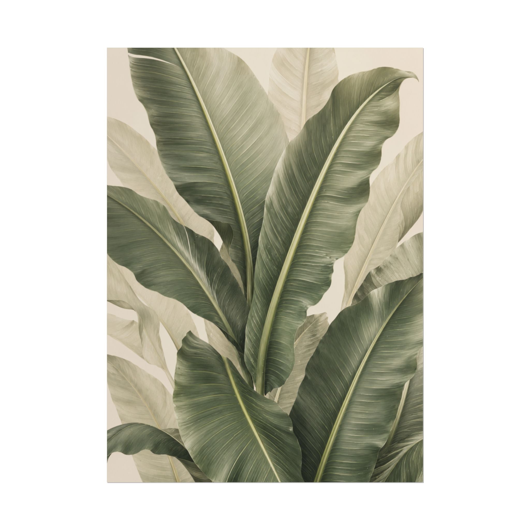 Banana Leaves Print