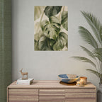 Neutral Monstera Print