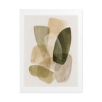 Neutral Abstract Botanical Print
