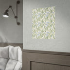 Green Floral Pattern Print