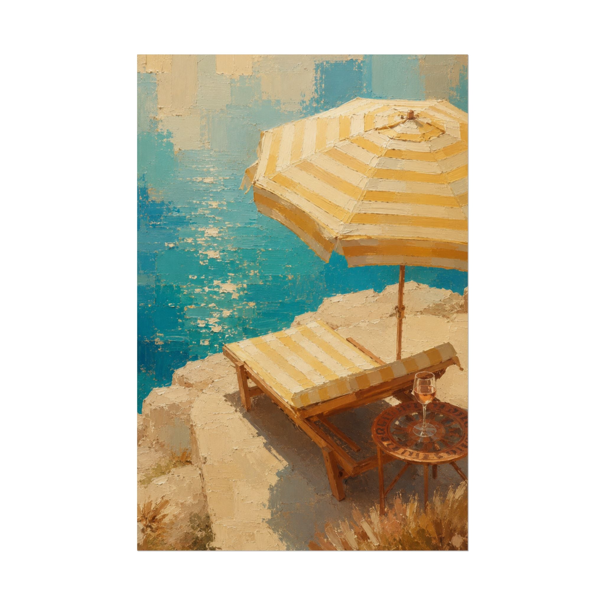 Yellow Parasol Print