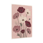 Burgundy Poppy Garden Print