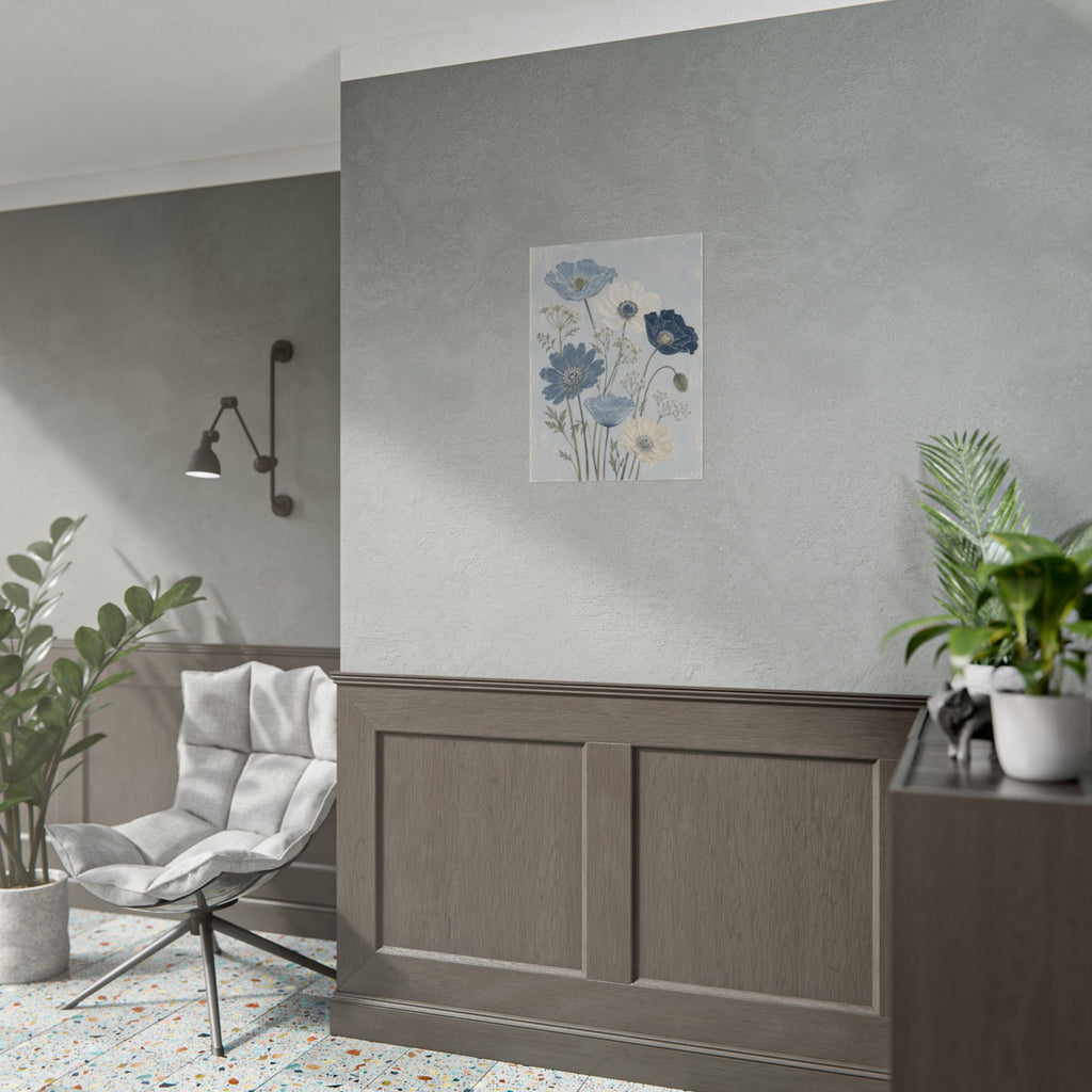 Blue Poppy Meadow Print