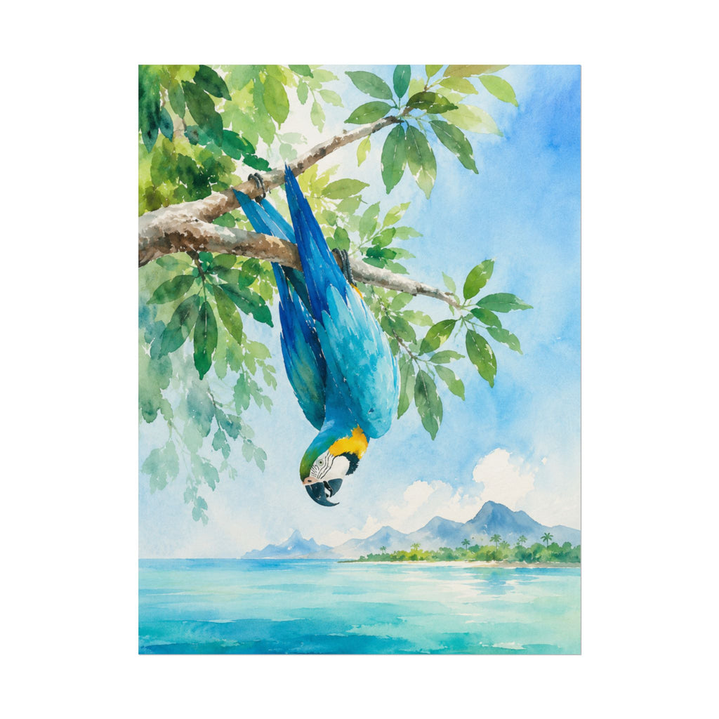 Tropical Parrot Print