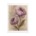 Purple Peony Watercolor Print
