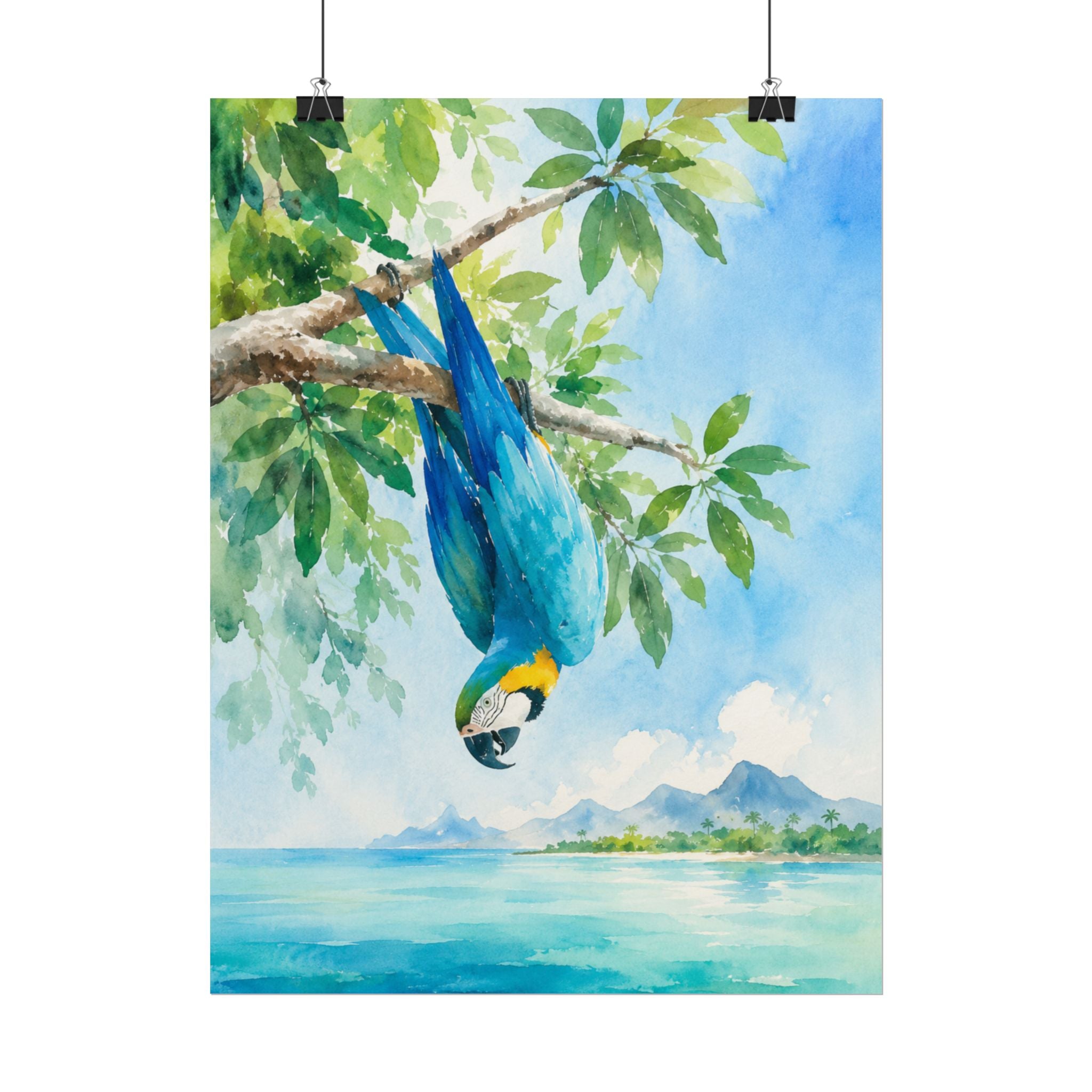 Tropical Parrot Print