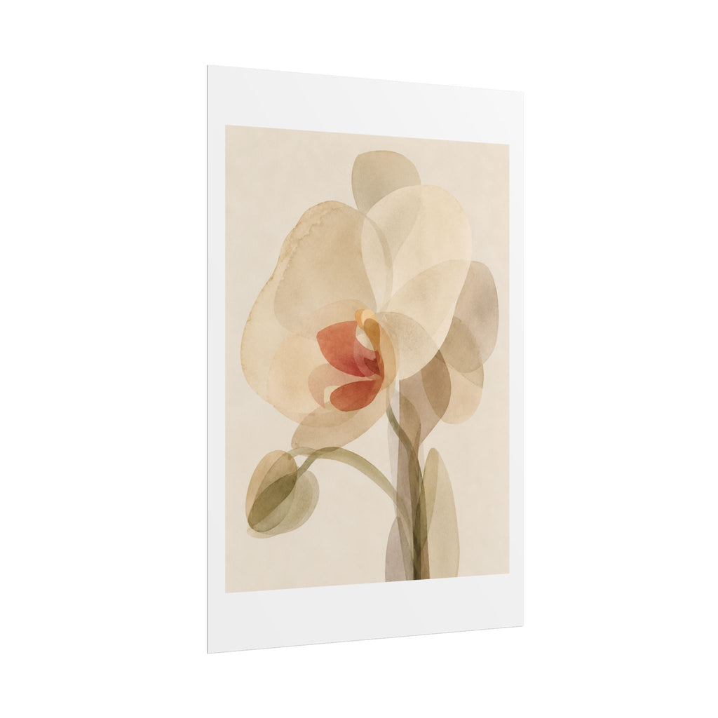 Soft Abstract Flower Print
