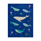 Ocean Whales Print
