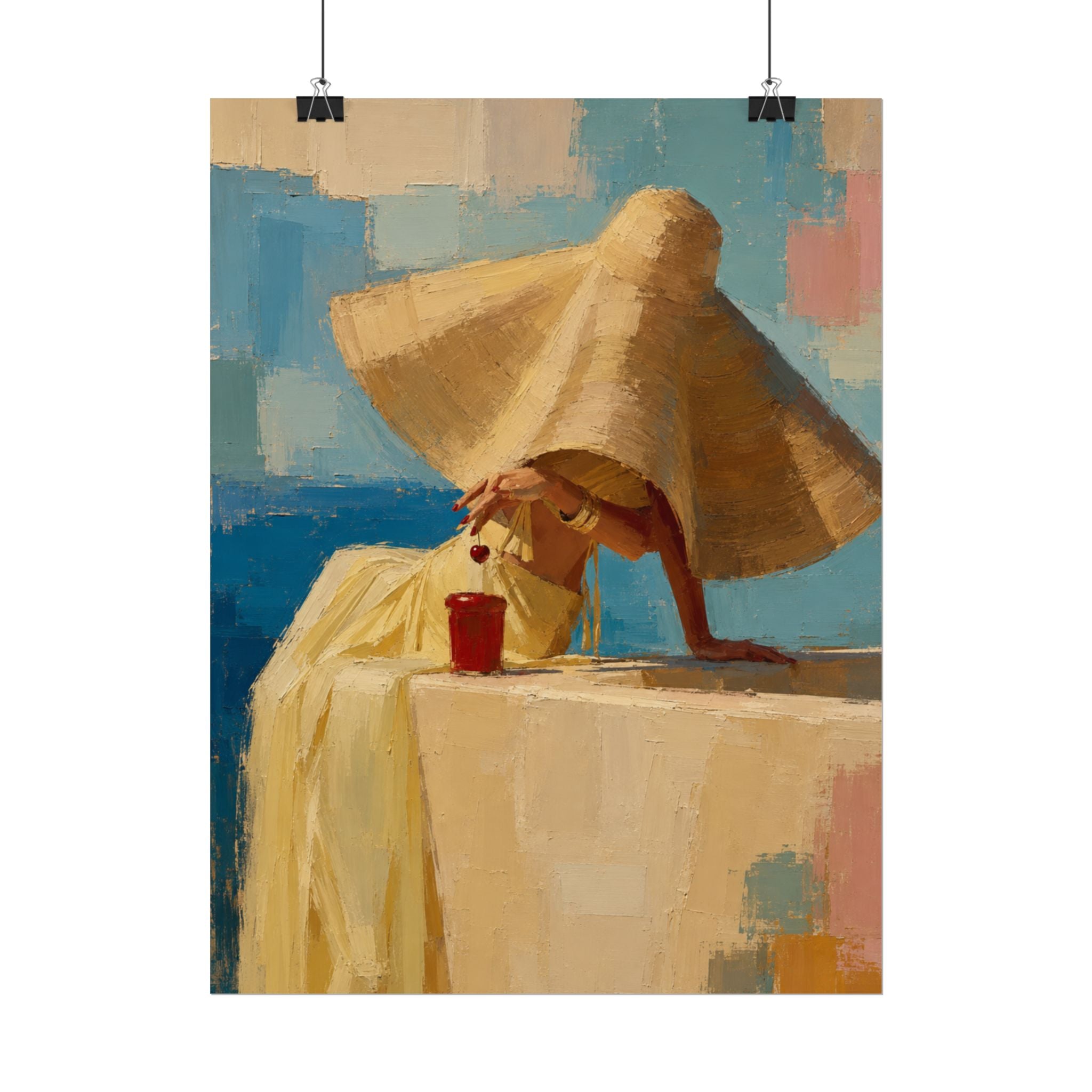 Beach Hat Print