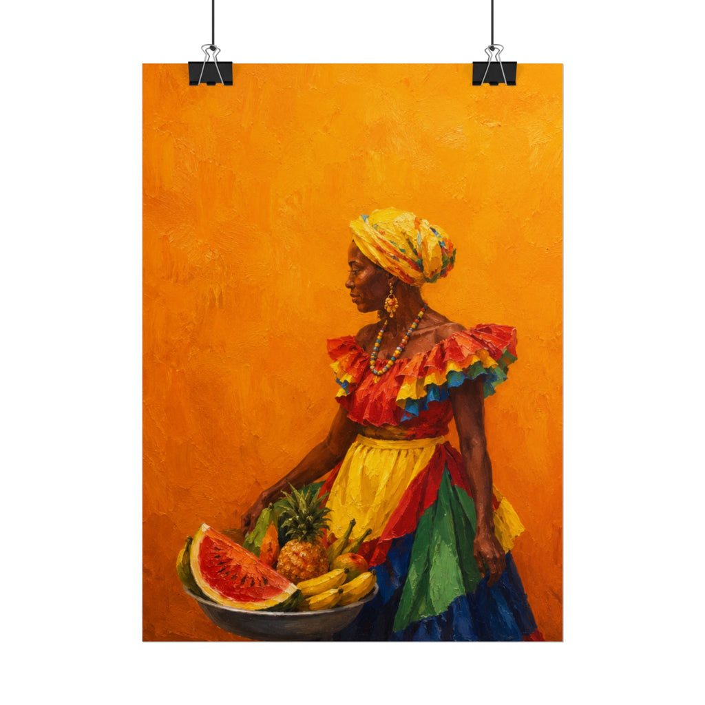 Island Fruit Market Print