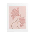 Blush Peony Line Print