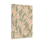 Peach Floral Pattern Print