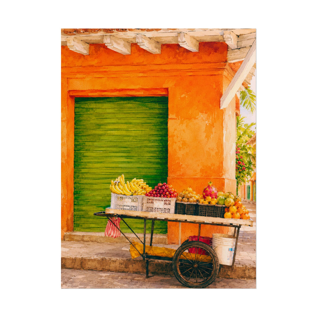 Island Fruit Market Print