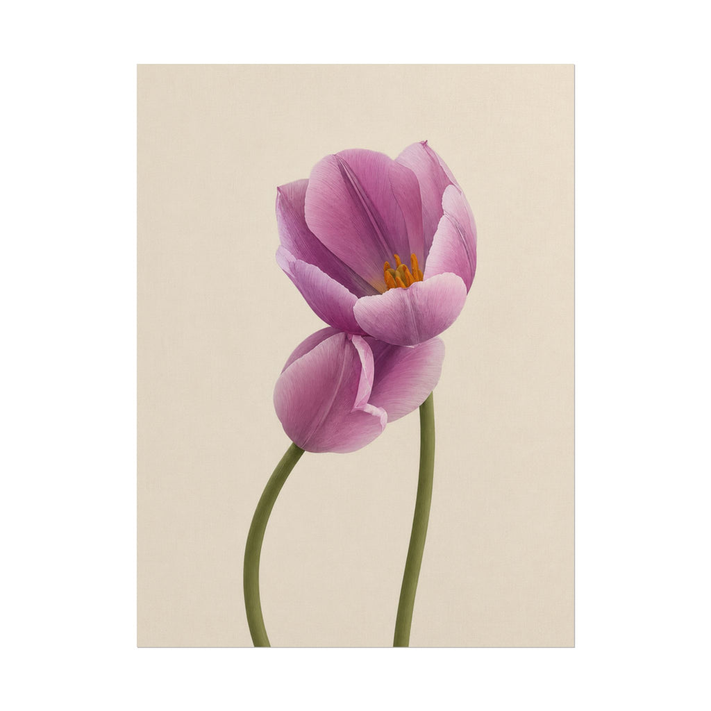 Purple Tulip Print