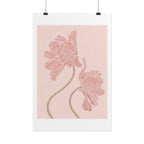 Blush Peony Line Print