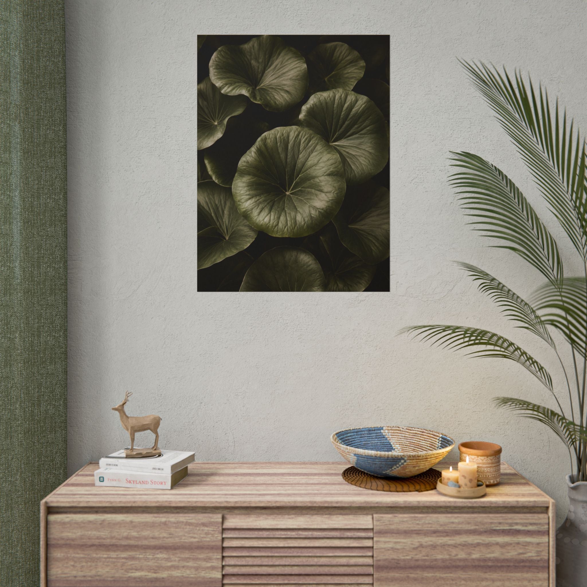 Round Leaf Botanical Print