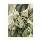 Neutral Monstera Print