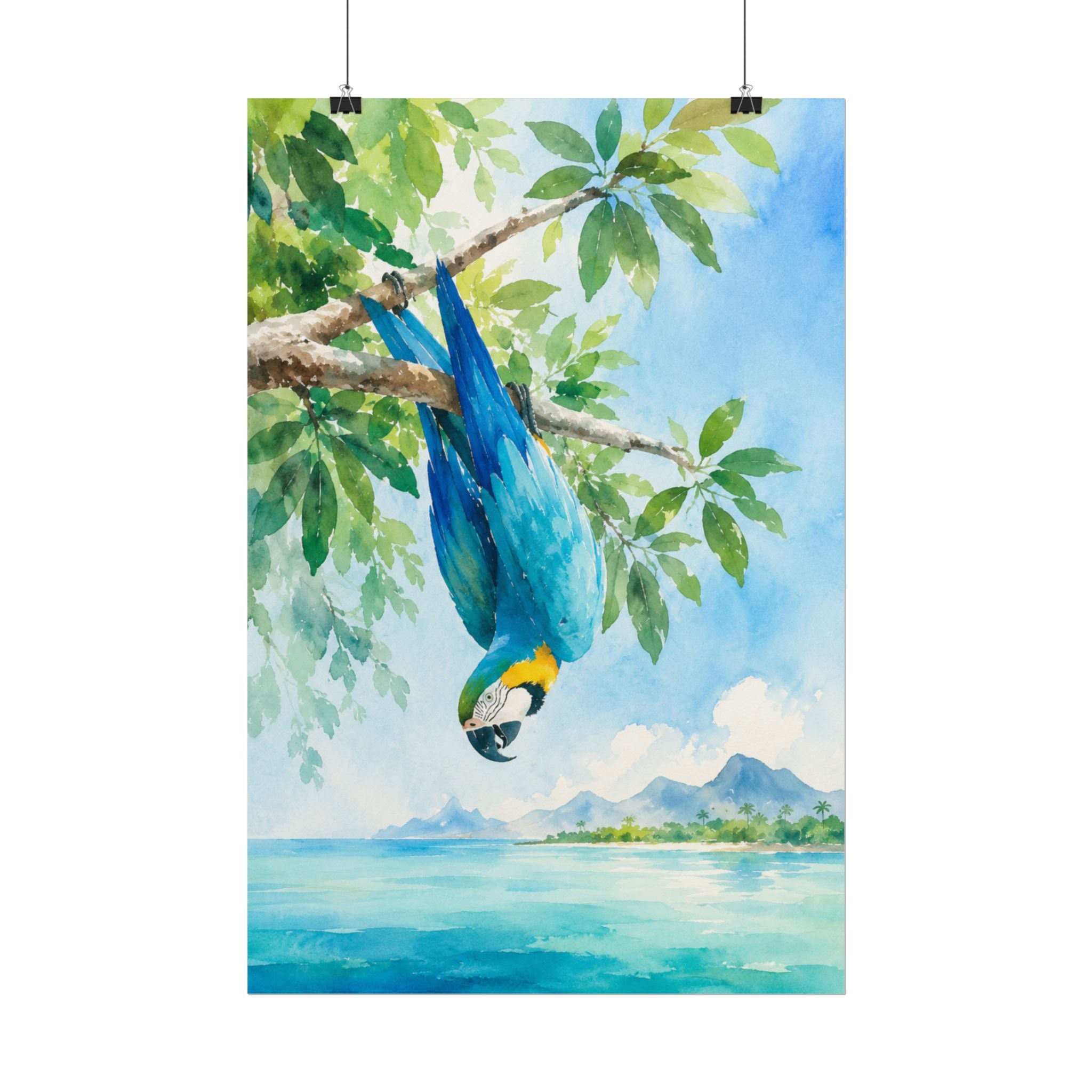 Tropical Parrot Print