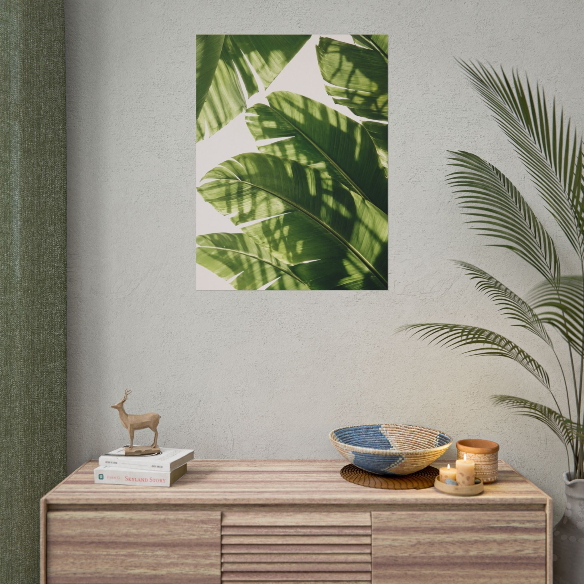 Banana Leaf Shadow Print