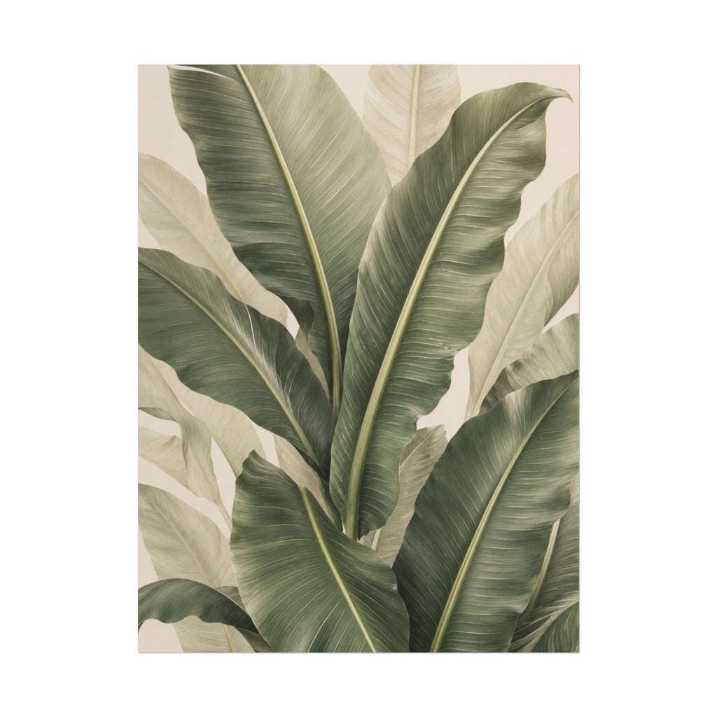 Banana Leaves Print